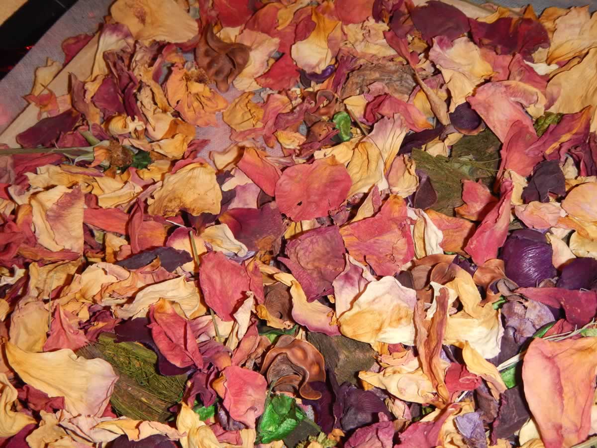 Potpourri petali di rosa