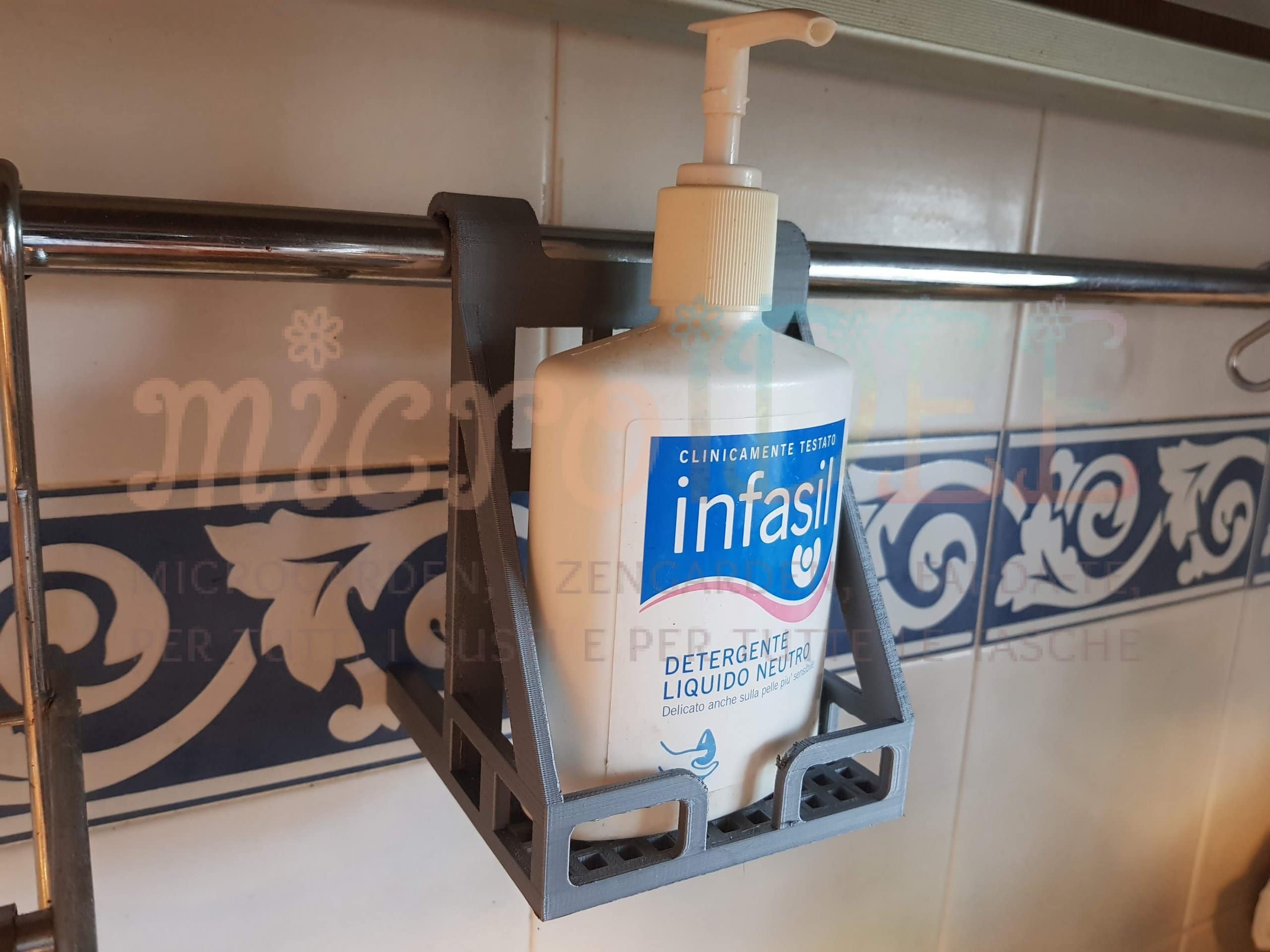 Supporto per sapone liquido da cucina