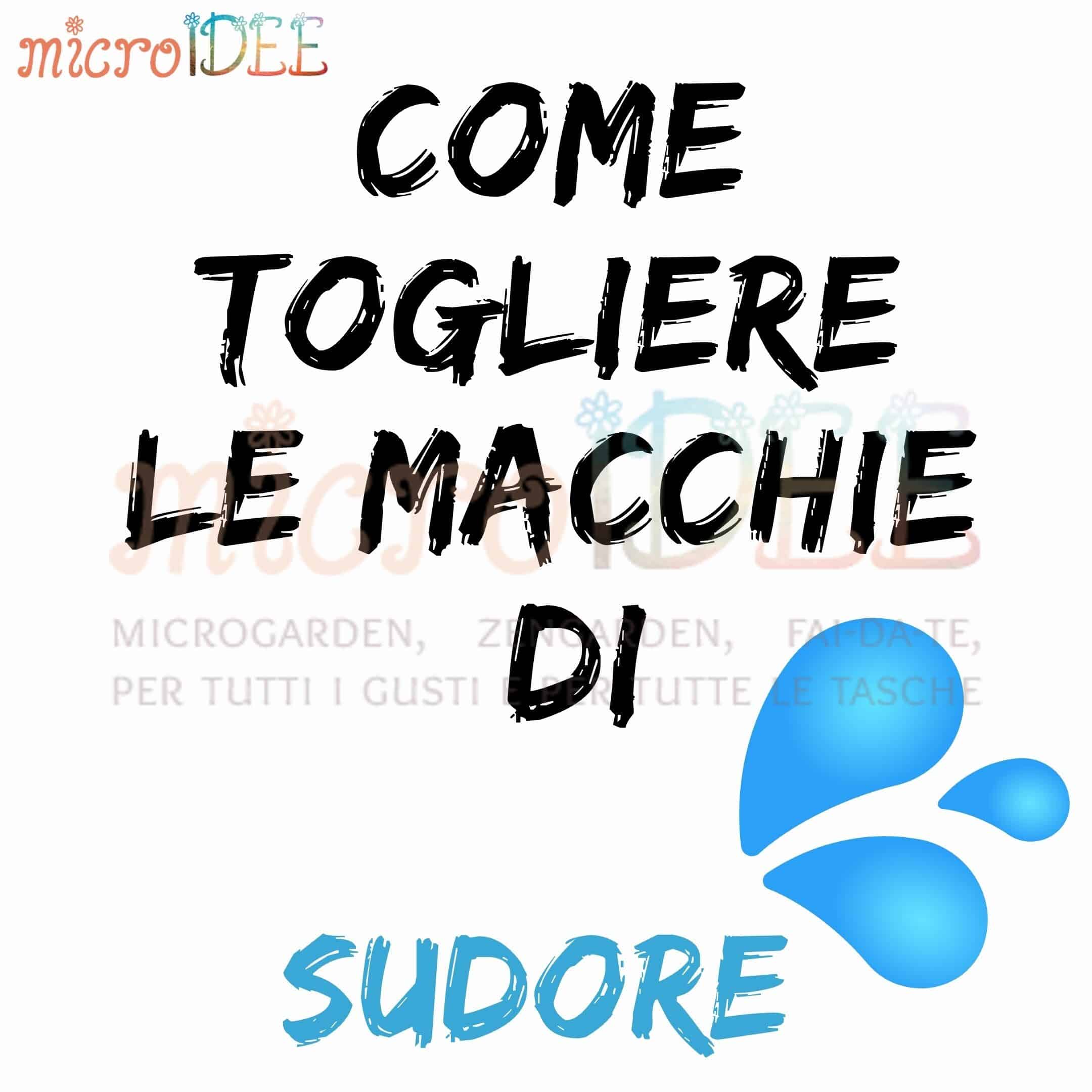 Come Togliere le macchie di sudore