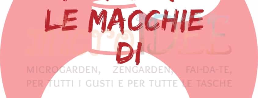 Macchie profumo