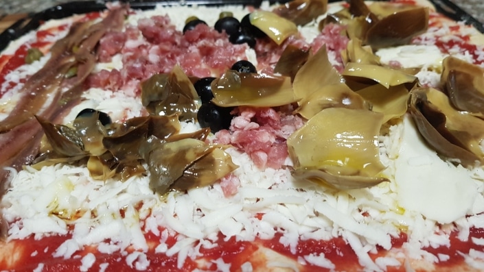 pizza al pomodoro Pizza fatta in casa
