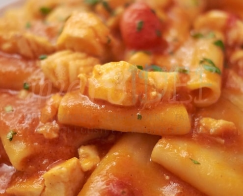 Paccheri al salmone