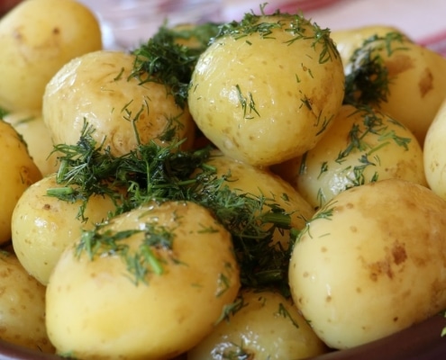 Patate e spinaci