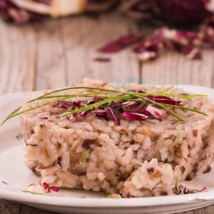 Risotto al radicchio e pompelmo