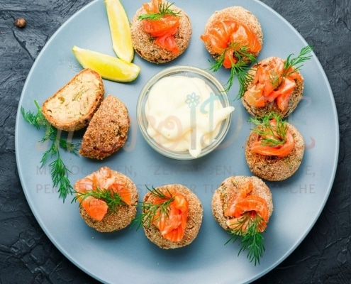 polpettine di salmone